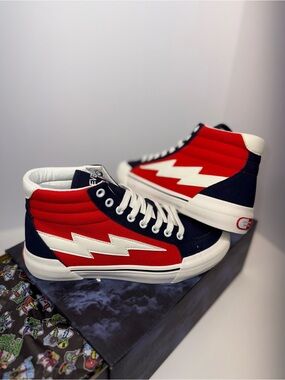 6M/7.5W Revenge X Storm Highs Red/Navy Classic Sneakers
